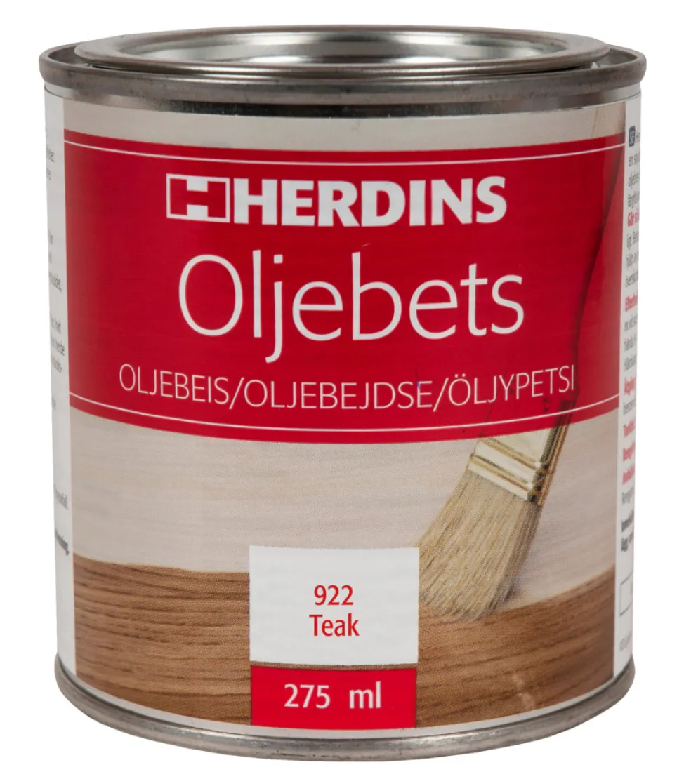 Oljebets Teak 275 ml Herdins