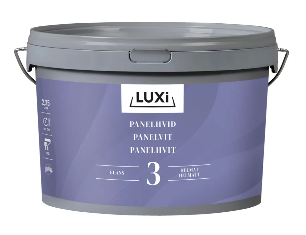 Panelfärg Vit 2,25 L Luxi