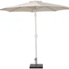 Parasoll m/vev & tilt Beige Ø3 m Sunlife