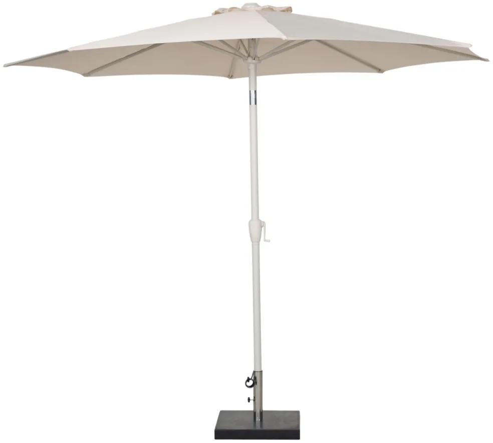 Parasoll m/vev & tilt Beige Ø3 m Sunlife