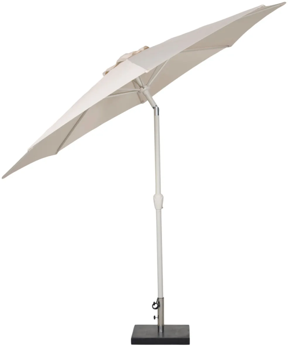 Parasoll m/vev & tilt Beige Ø3 m Sunlife