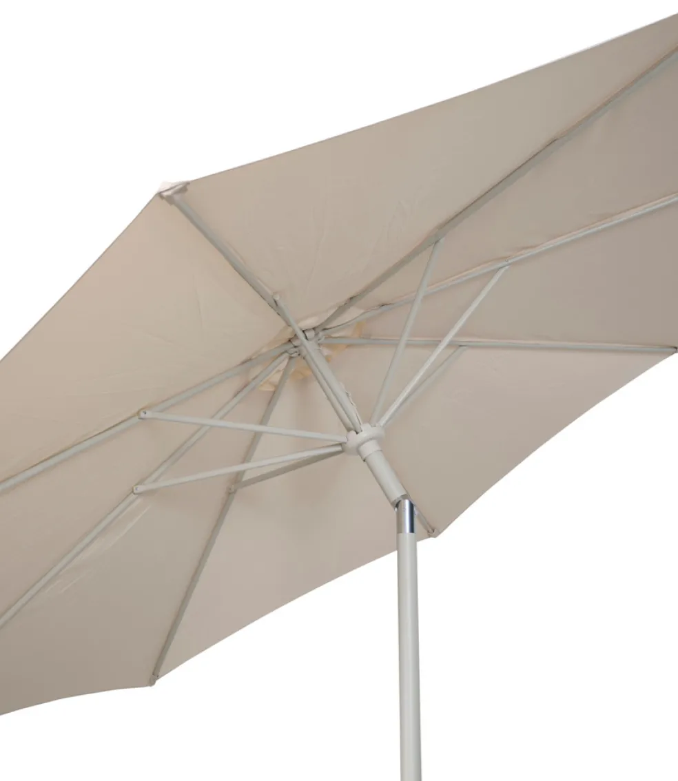 Parasoll m/vev & tilt Beige Ø3 m Sunlife