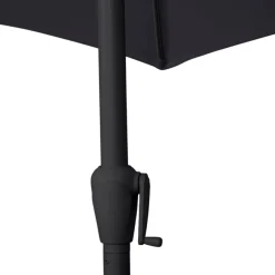 Parasoll m/vev & tilt Svart Ø3 m Sunlife