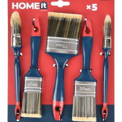 Penselset Platt- & rundpensel 5 delar Home>it