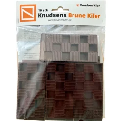 Plastkil Brun 15 mm 16-pack Knudsen Kilen