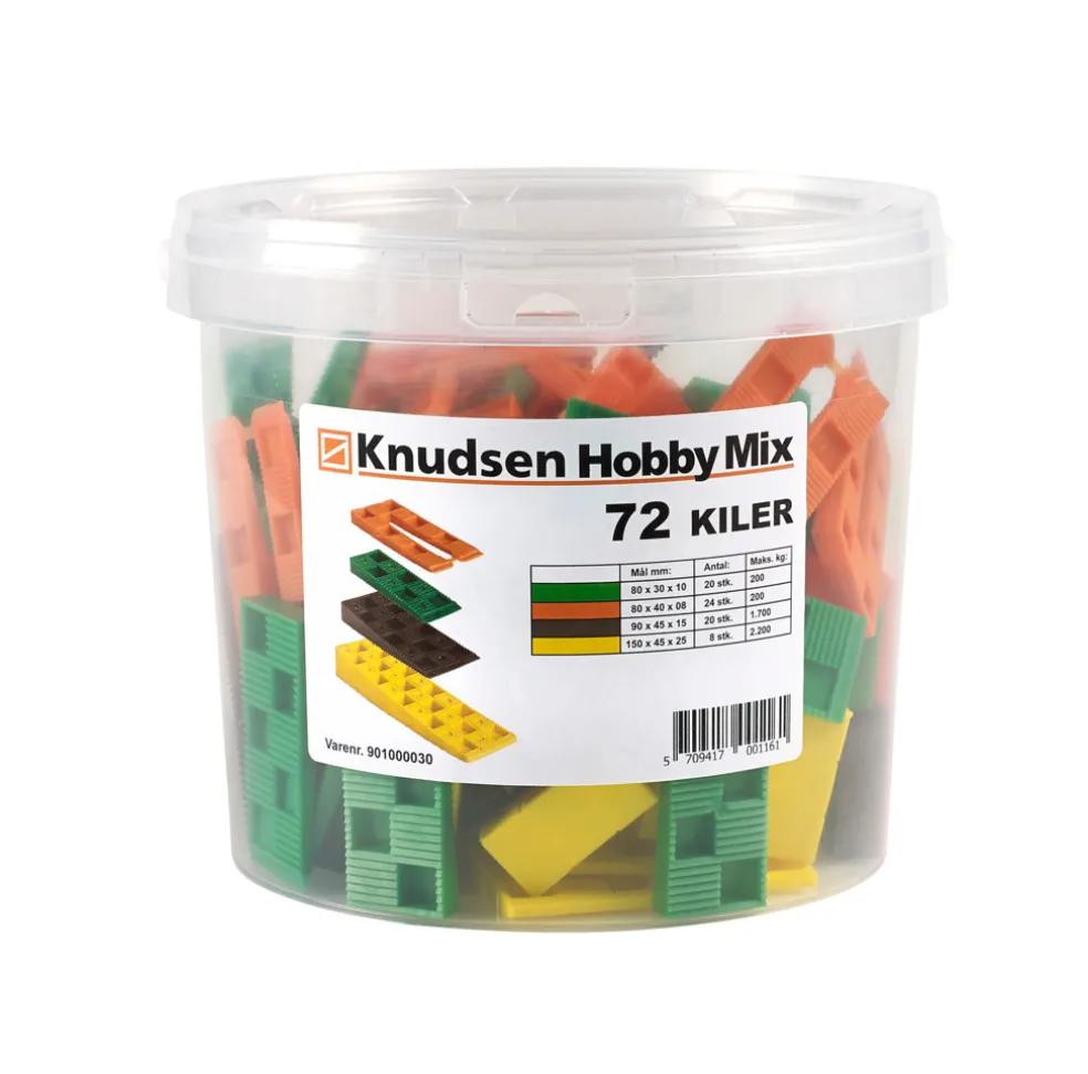 Plastkil Mix 72-pack Knudsen Kilen