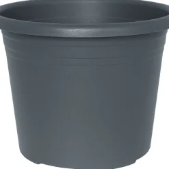 Plastkruka Cylindro Grå Ø35 cm Scan-Pot