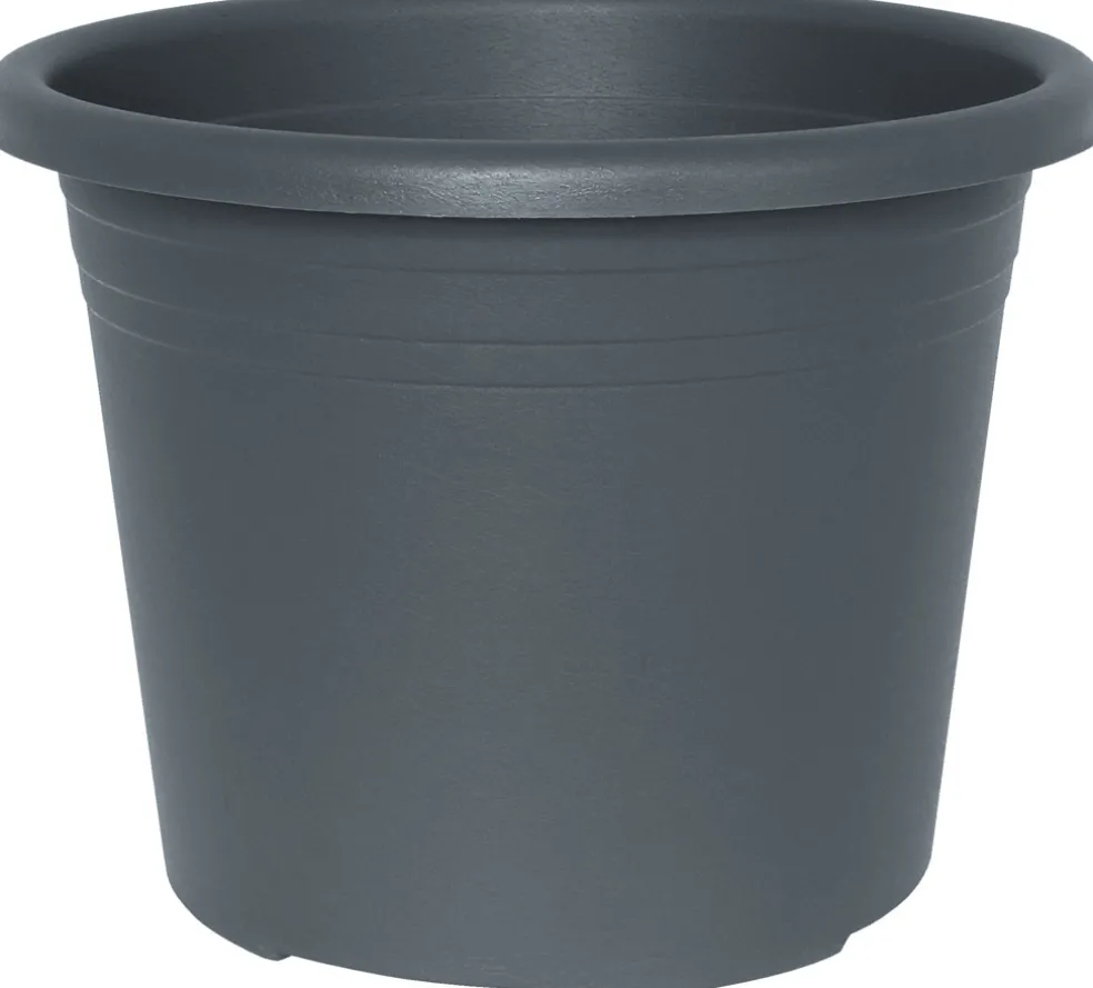 Plastkruka Cylindro Grå Ø20 cm Scan-Pot