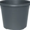 Plastkruka Cylindro Grå Ø25 cm Scan-Pot
