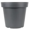 Plastkruka Svart m/kant Ø45 cm Scan-Pot