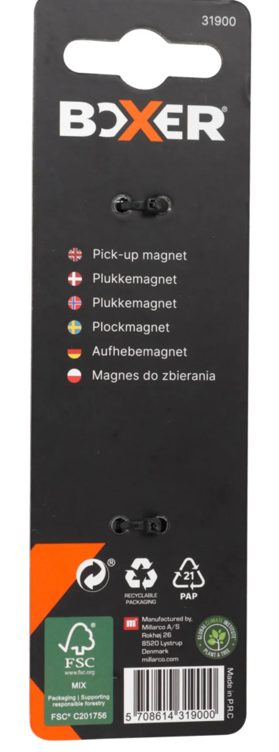 Plockmagnet Teleskopisk Boxer