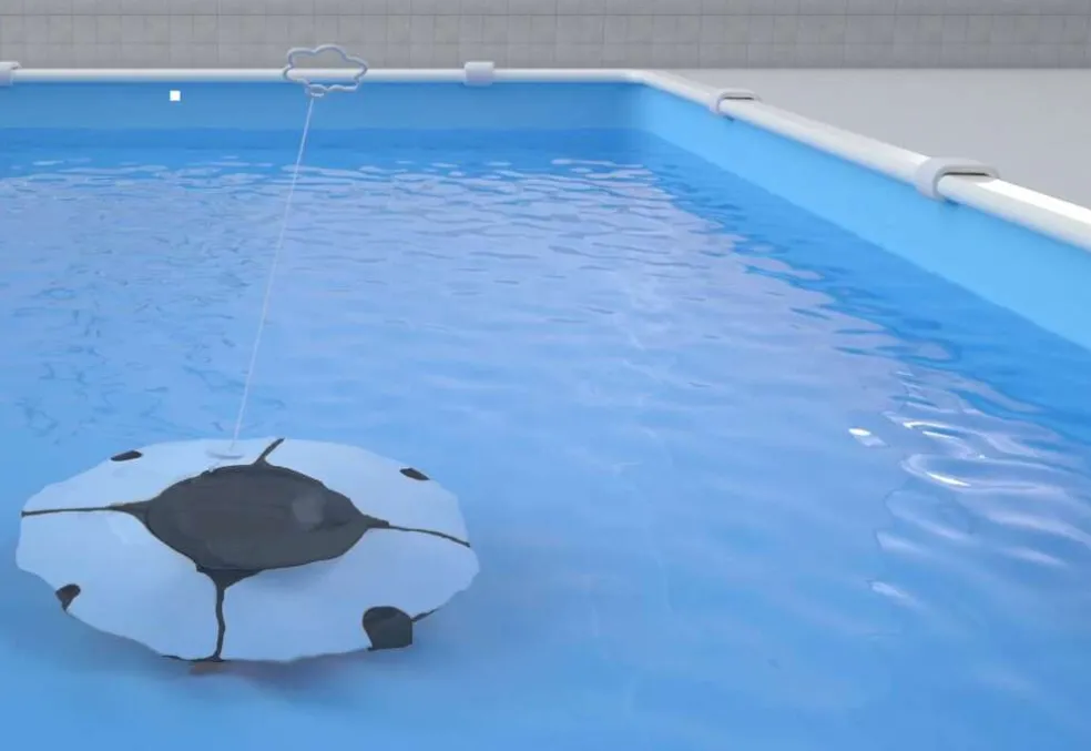 Poolrobot Frisbee Swim & Fun
