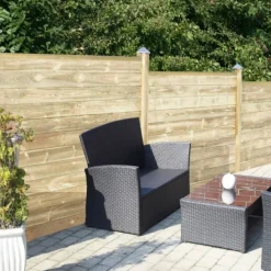 Profilstaket 3 Sektion 170 cm Hortus