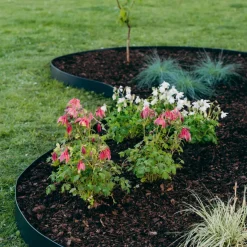 Rabattkant Stål Galvad Svart 119 cm x 16 cm 3-pack