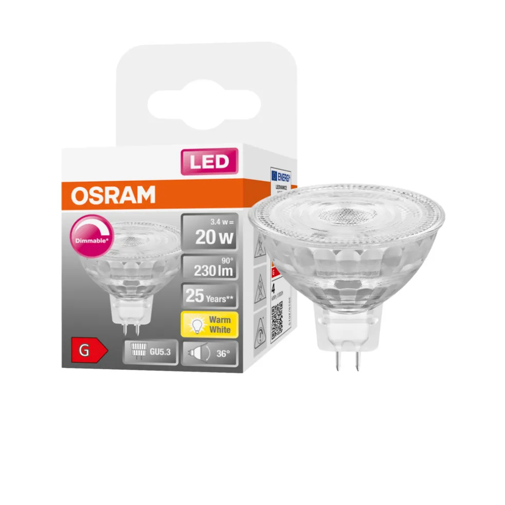 Reflektorlampa LED 3,4W GU5,3 Osram