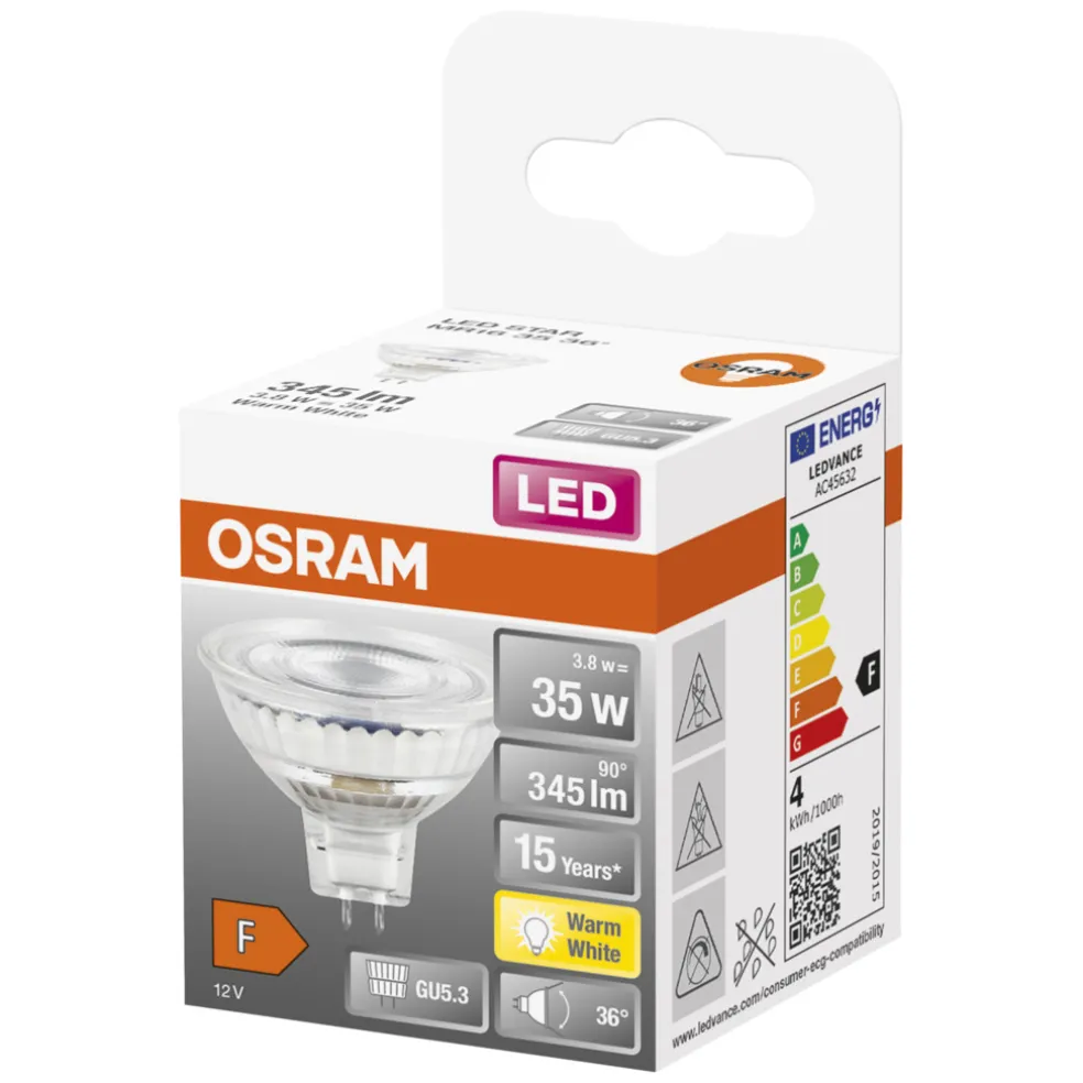 Reflektorlampa LED 3,8W GU5,3 Osram