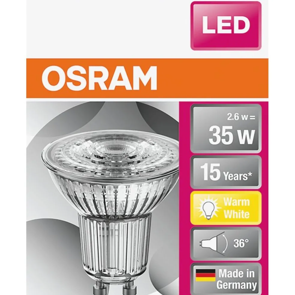 Reflektorlampa LED 2,6W GU10 Osram