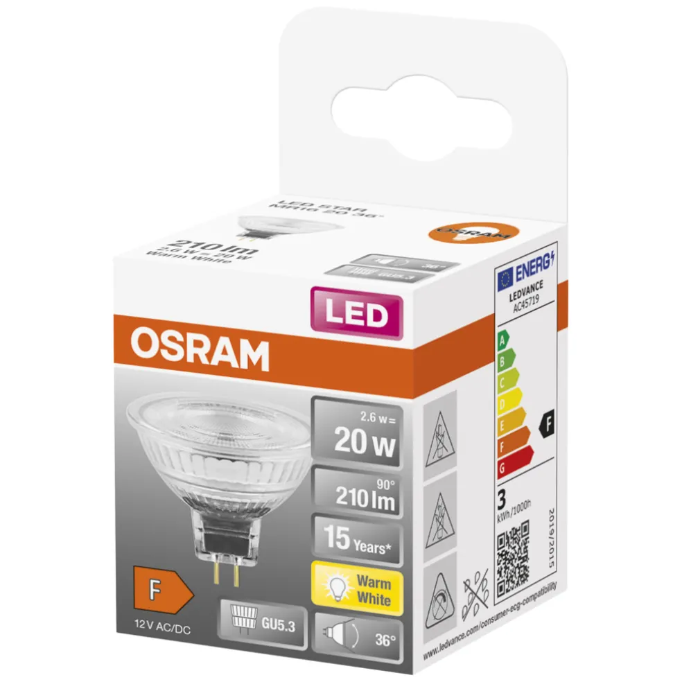 Reflektorlampa LED 2,6W GU5,3 Osram