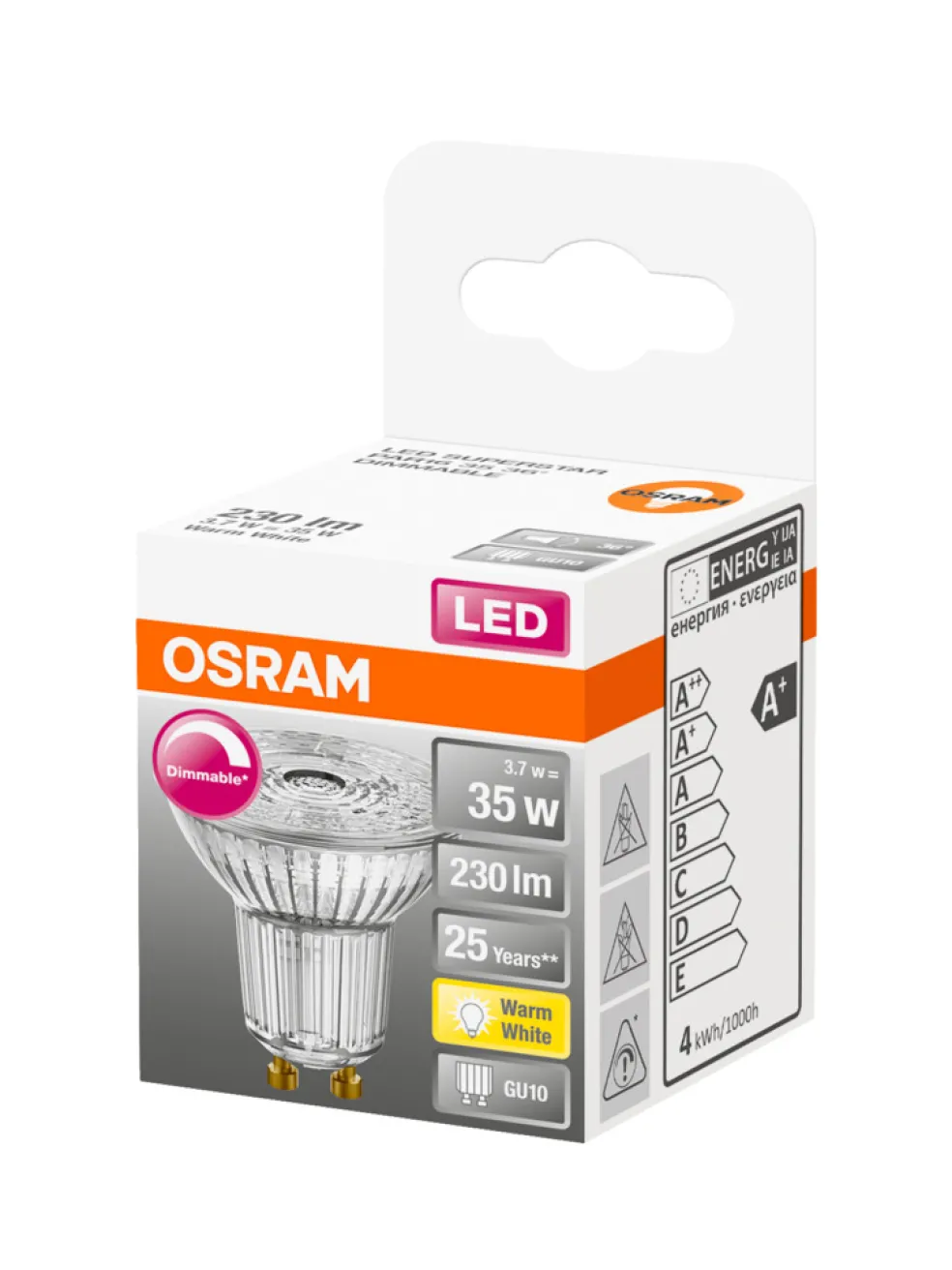 Reflektorlampa LED 3,4W Osram