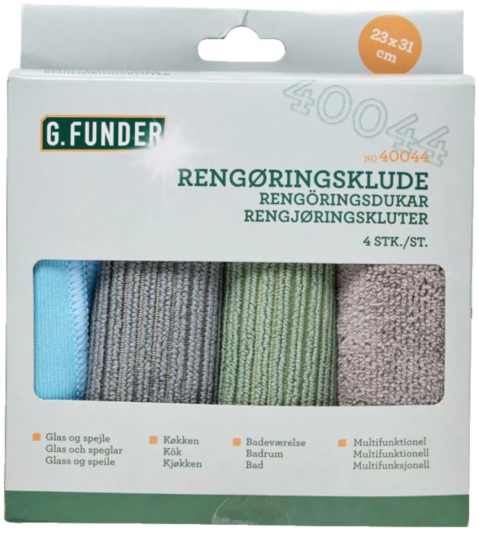 Rengöringsduk Mikrofiber 4-pack G. Funder