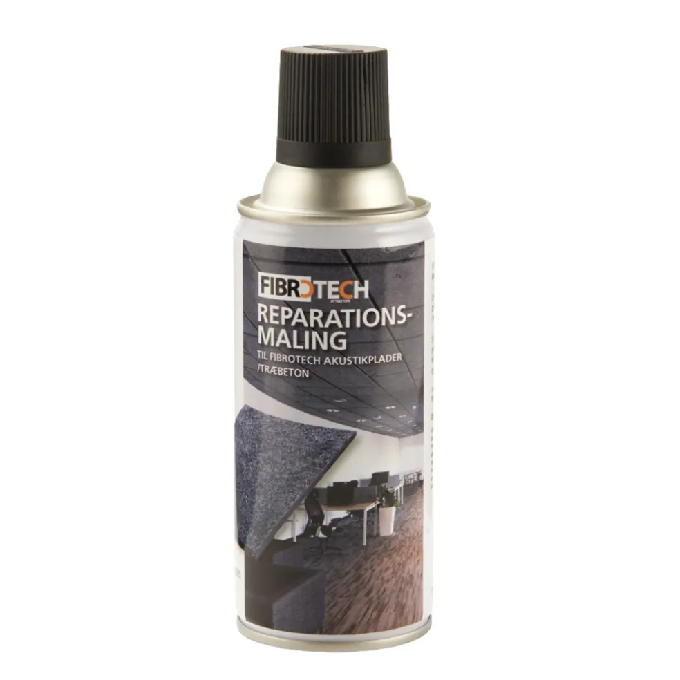 Reparationsfärg t/akustikpanel Svart 300 ml Fibrotech