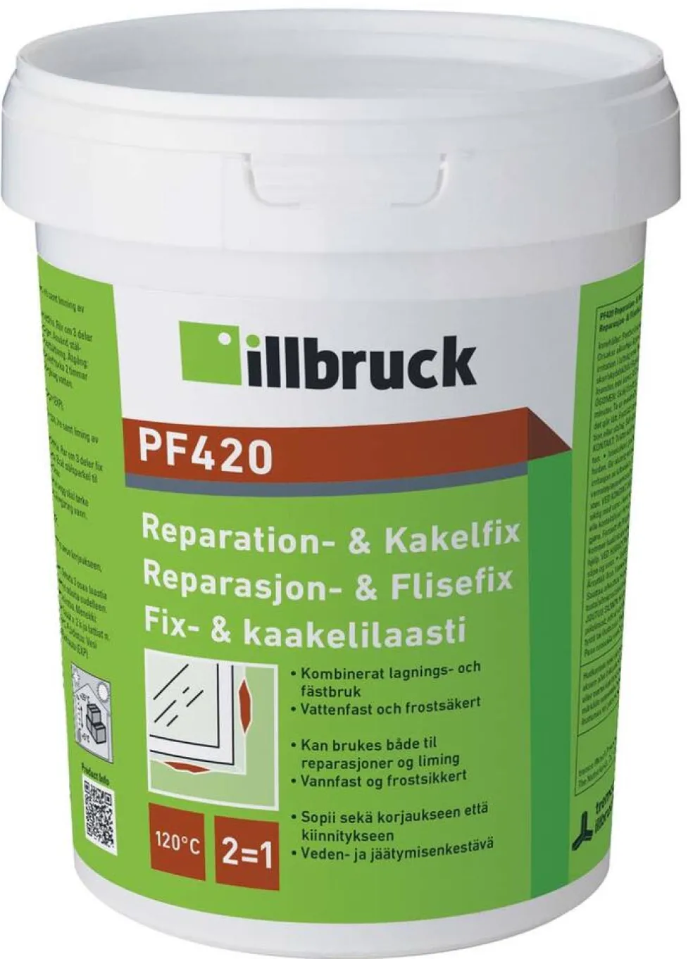 Reperation & Kakelfix 1 kg illbruck