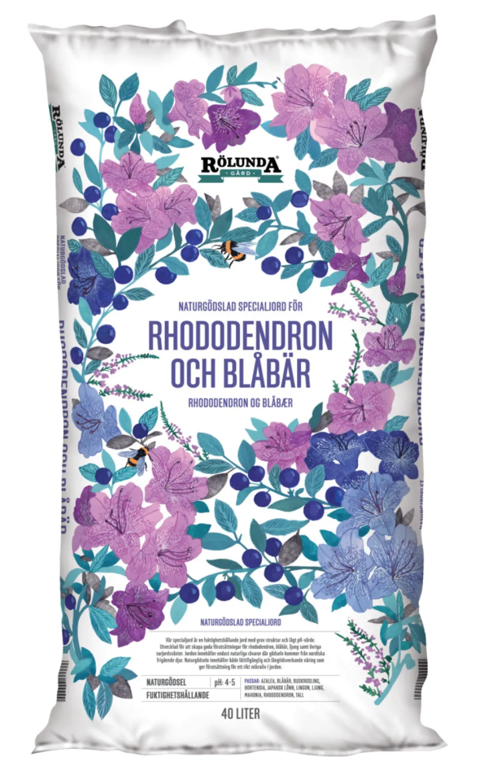 Rhododendronjord 40 L Rölunda