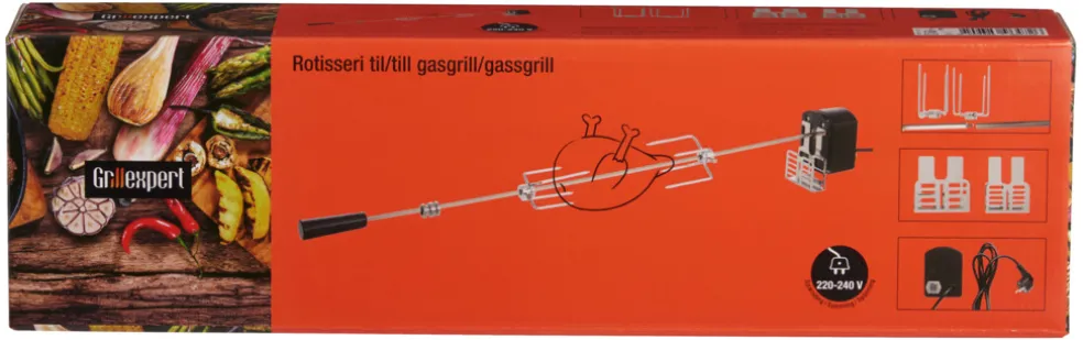 Rotisserie Universal 4W 95 cm Grillexpert