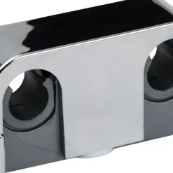 Rörklämma Krom Ø10-16 mm Dubbel Faluplast