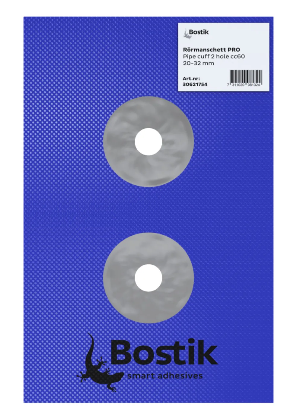 Rörmanschett 2 hål Ø20-32 mm CC60 Bostik