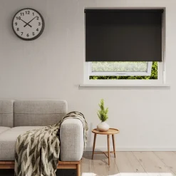 Rullgardin Ljusdämpande Svart 140 x 250 cm