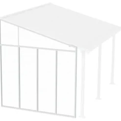 Sidvägg Terrasstak Feria 3 m Vit Canopia by Palram