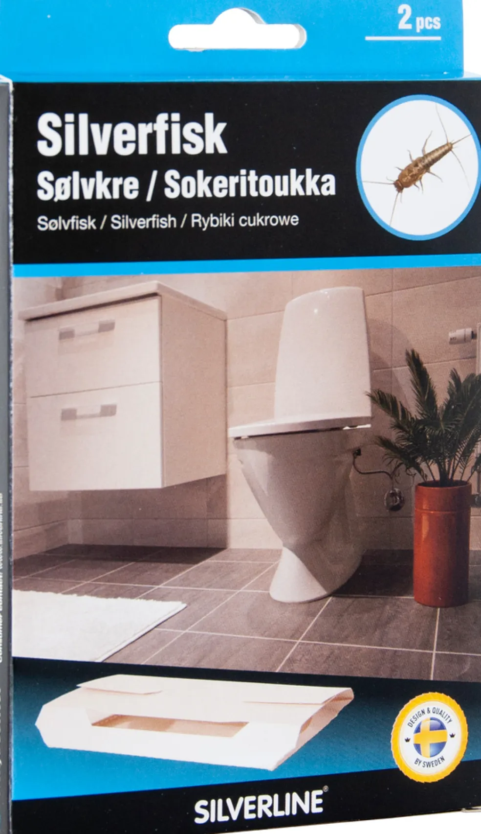 Silverfiskfälla 2-pack Silverline