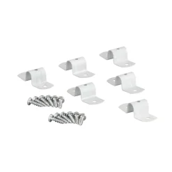 Skarvbeslag t/hyllplan Vit 6-pack Elfa