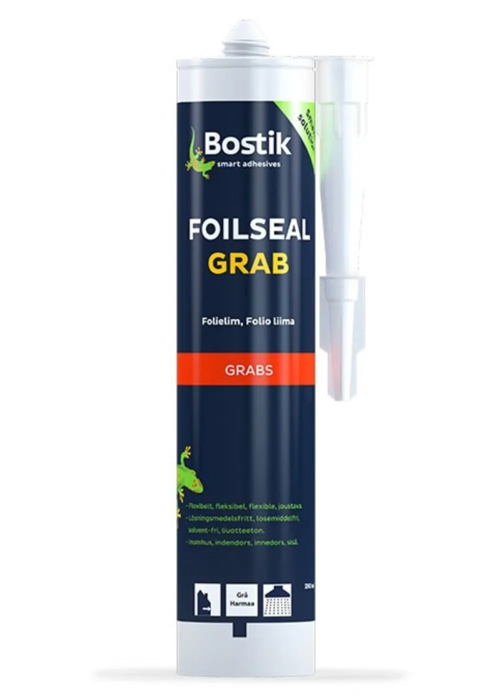 Skarvförseglingslim Foil Seal Grab Grå 290 ml Bostik