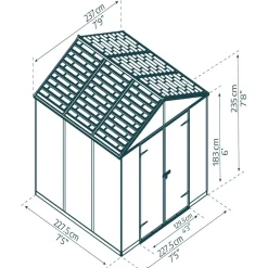 Skjul Rubicon 5,4 m² Canopia by Palram