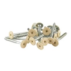 Skruv t/träbetong 5 x 45 mm Beige 100-pack Fibrotech