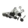 Skruv t/träbetong 5 x 45 mm Svart 100-pack Fibrotech