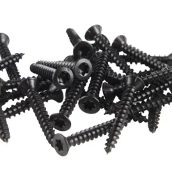 Skruv t/akustikpanel 4 x 25 mm Svart 100-pack Fibrotech