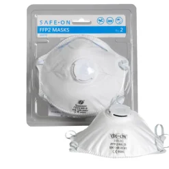 Skyddsmask med ventil 2-pack Ox-On
