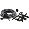 Slangset t/centraldammsugare 9 m Flexit