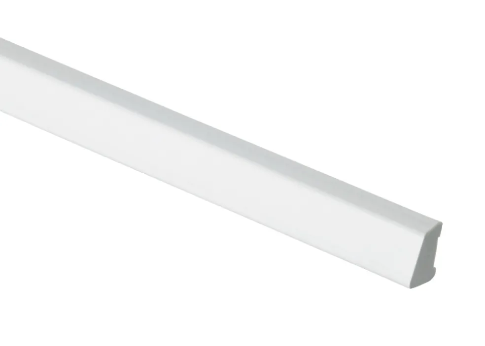 Smyglist PVC Vit 10 x 16 mm - 2,5 m Primo