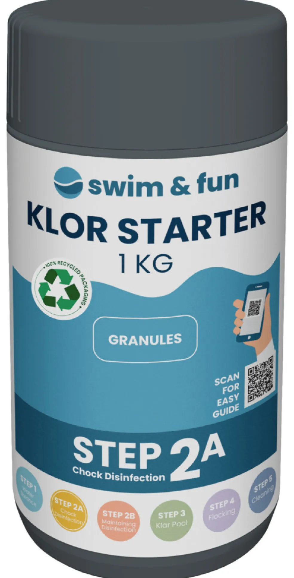 Snabbklor 1 kg Swim & Fun