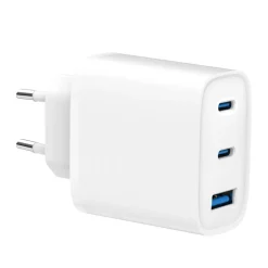Snabbladdare USB-A/USB-C Vit Elworks