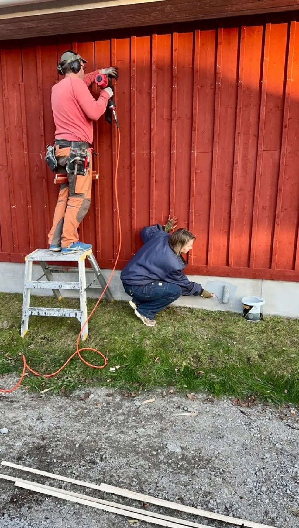 Sockelfärg Grå 5 L Sokkelfix