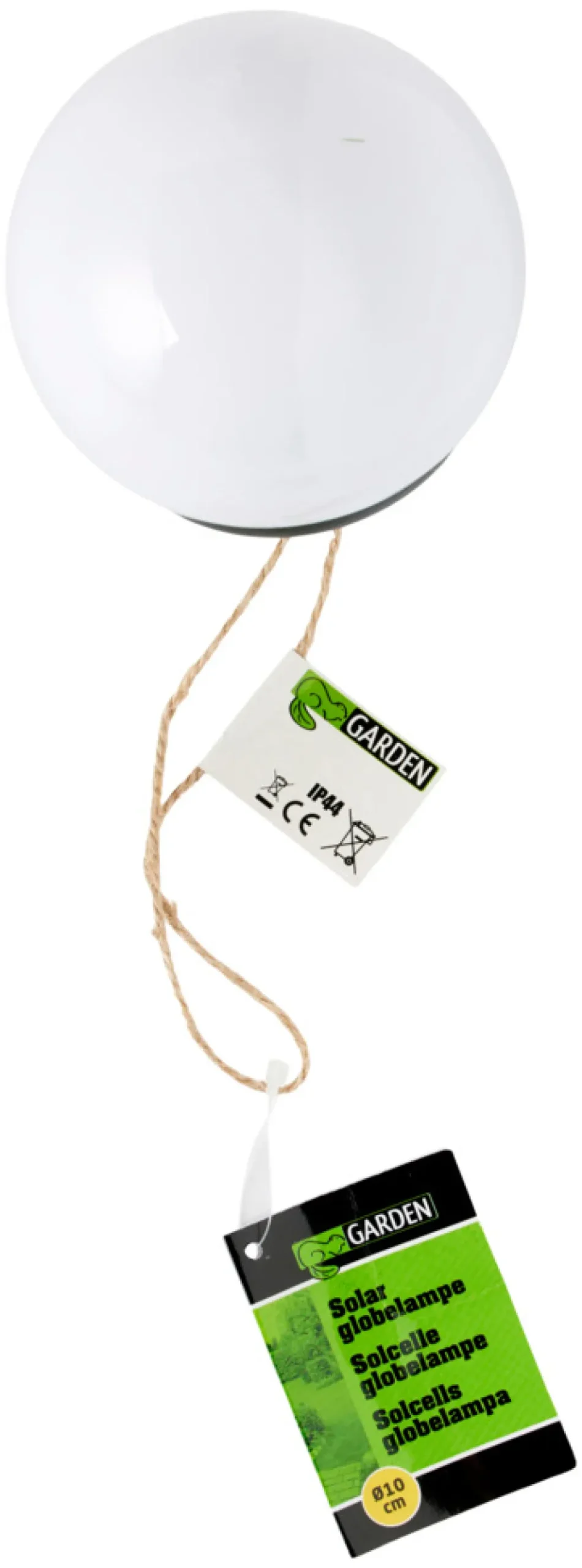 Solcellslampa Klot Ø10 cm