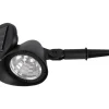Solcellslampa Spotlight Svart 19 cm