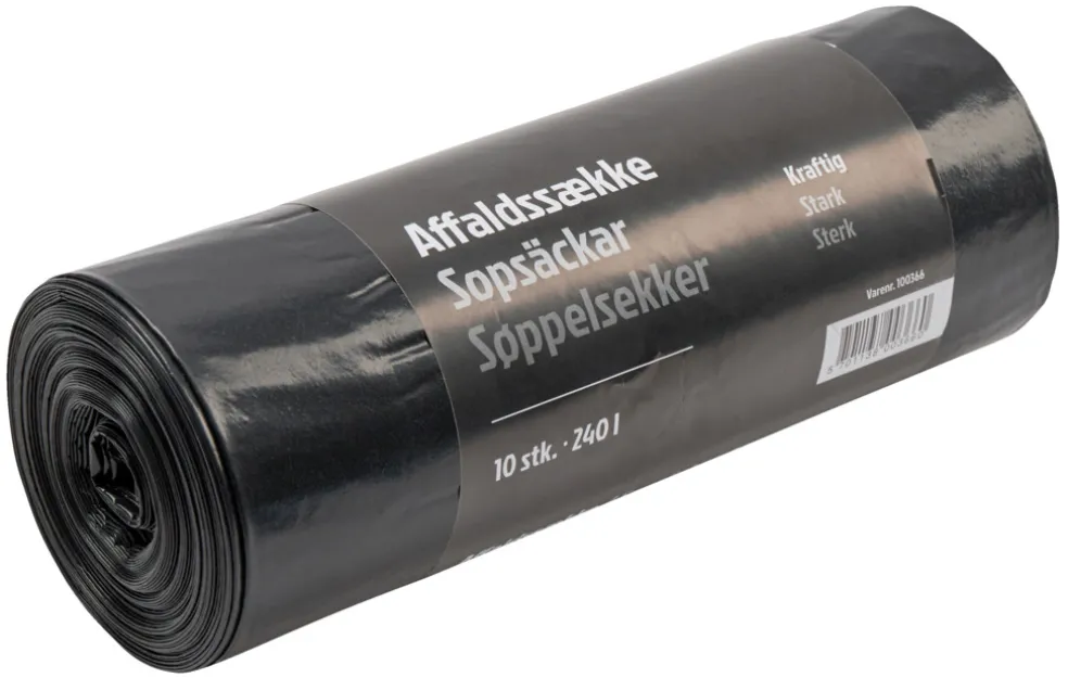 Sopsäck Kraftig 240 L 10-pack G. Funder