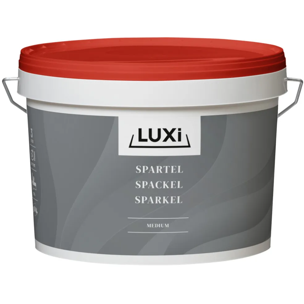 Spackel Medium 3 L Ljusgrå Luxi
