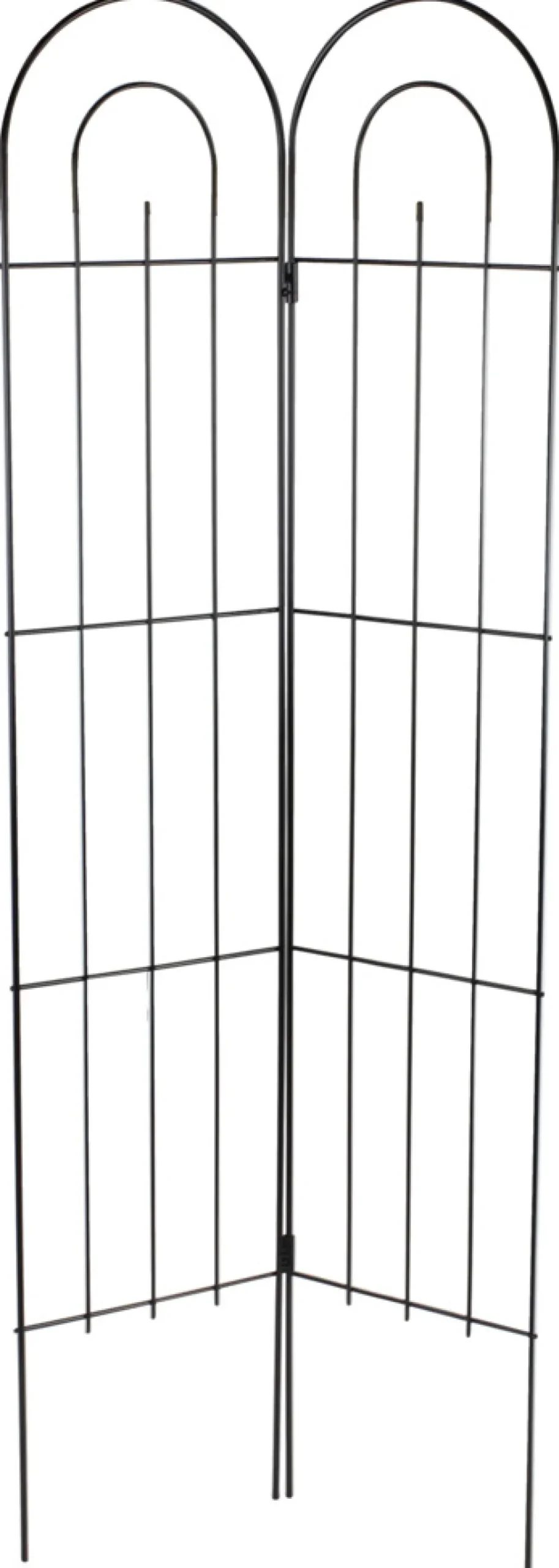 Spaljé Hopfällbar Svart 120 cm